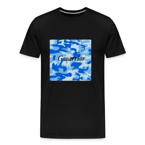 GWARRIOR BLUE CAMMO TSHIRT - Men's Premium T-Shirt