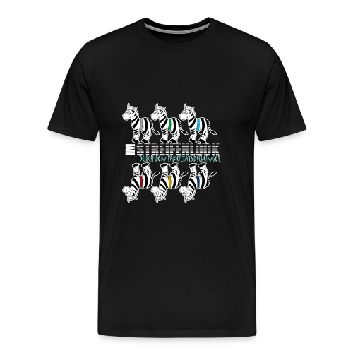 Streifenlook - Männer Premium T-Shirt