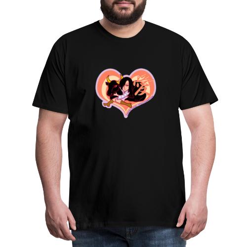Girl and Ox (Love) - Men's Premium T-Shirt