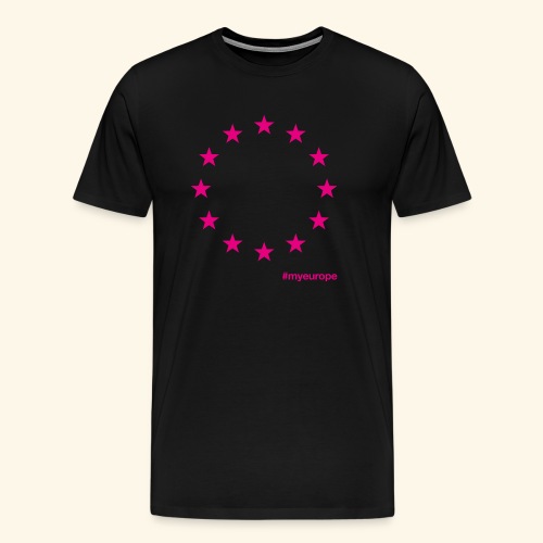 #myeurope pink - Männer Premium T-Shirt