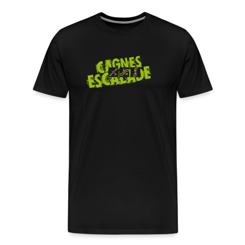 LOGO CAGNES ESCALADE - T-shirt Premium Homme