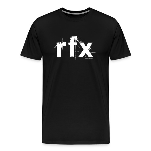 rfx plain logo white - Men's Premium T-Shirt