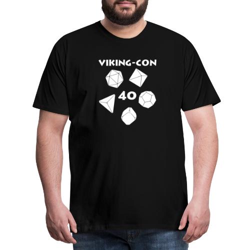 Viking Con 40 (Drage) - Herre premium T-shirt