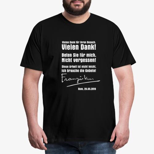 Papst-Zitat - Männer Premium T-Shirt