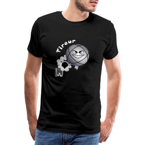 t shirt tireur pétanque boule existe en pointeur B - T-shirt Premium Homme
