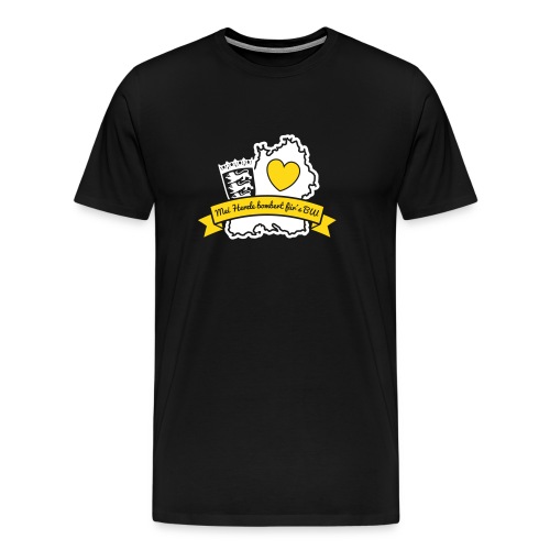 Herzle BW - Männer Premium T-Shirt