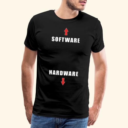 software hardware V2 - Camiseta premium hombre