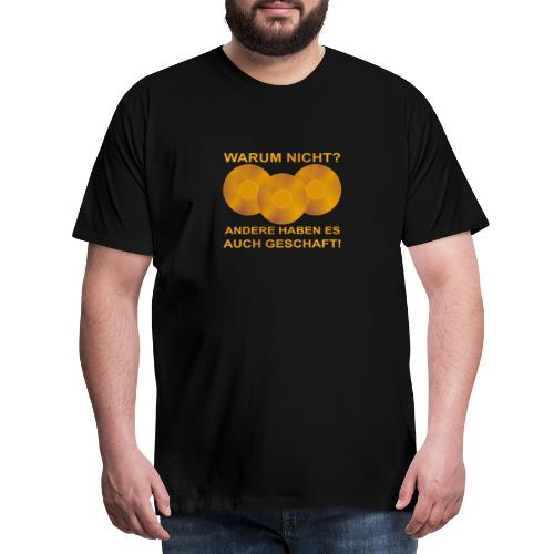 Goldene Schallplatte - Männer Premium T-Shirt