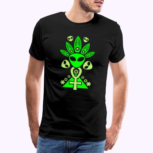Ankhmania Glow - Herre premium T-shirt