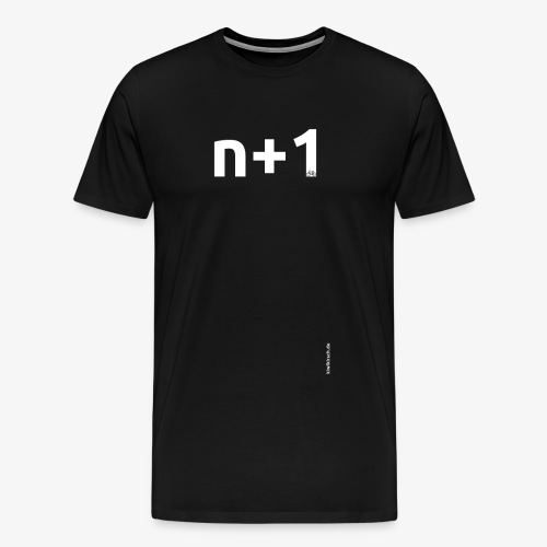 n+1 • Tshirt weiß. (m) - Männer Premium T-Shirt
