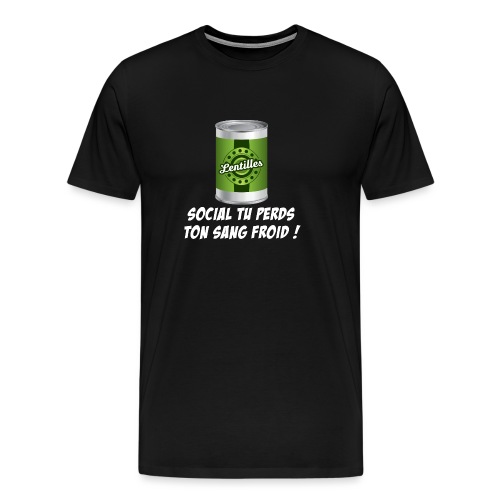 Lentille-sociale - T-shirt Premium Homme