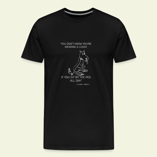 Hundcitat - Premium-T-shirt herr
