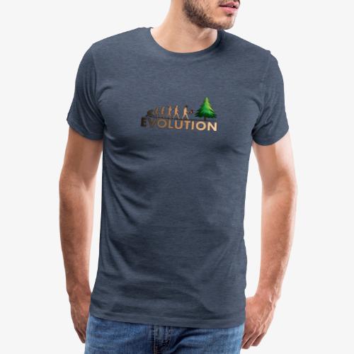 Chainsaw Evolution Color - Premium-T-shirt herr