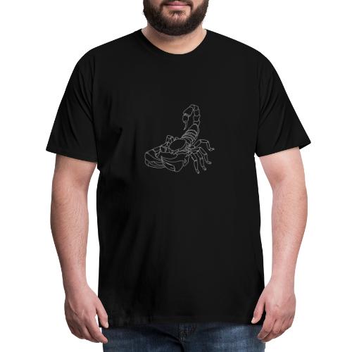 Linie skorpiona - Koszulka męska Premium