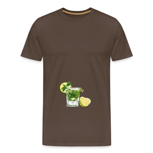 cocktail mojito recette png - T-shirt Premium Homme