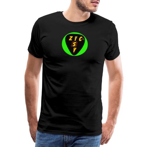 Zic izy rond vert - T-shirt Premium Homme