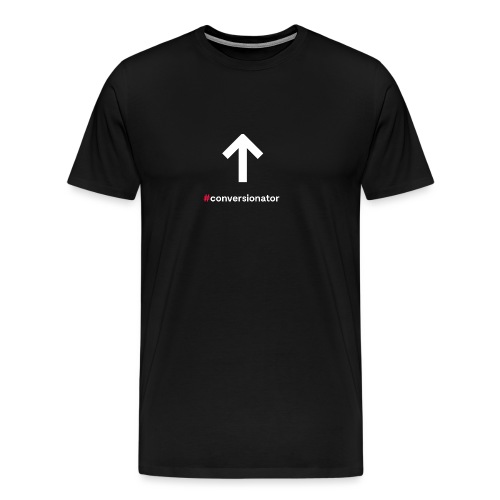 Conversionator mit Pfeil ohne Kreis - Männer Premium T-Shirt