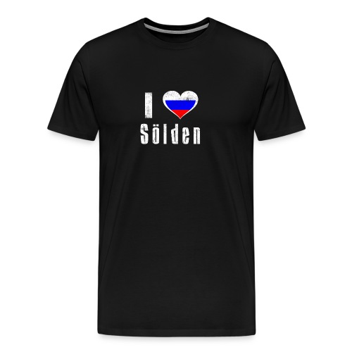 I love Sölden (Russia) - Männer Premium T-Shirt