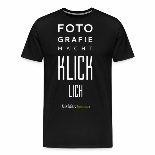 Glück Klick - Männer Premium T-Shirt