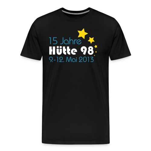 15 Jahre Hütte 98 Design - Männer Premium T-Shirt