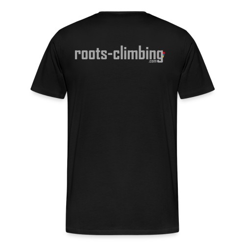 Roots Climbing Logo - Men's Premium T-Shirt