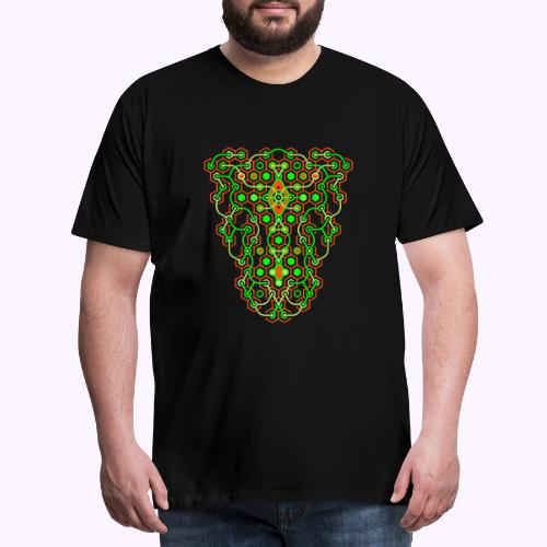 Cybertron Maze 2 Side Print - Herre premium T-shirt
