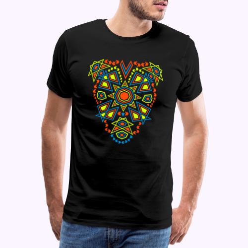 Tribal Sun Front - T-shirt Premium Homme