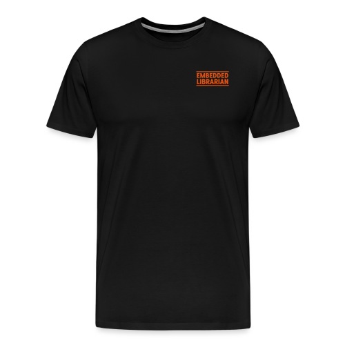 embedded librarian | zweizeilig mit linien - Männer Premium T-Shirt