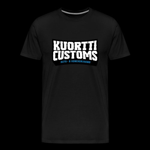 kuortti_customs_logo_main - Miesten premium t-paita