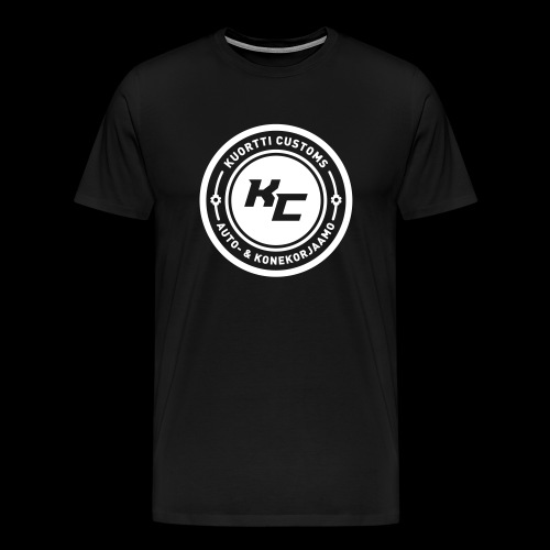 kc_tunnus_musta_uusi2 - Miesten premium t-paita