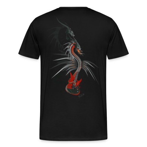 Guitardragon 2 - Männer Premium T-Shirt