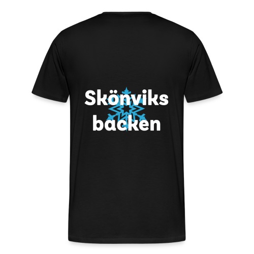Skönvik stor 1 - Premium-T-shirt herr