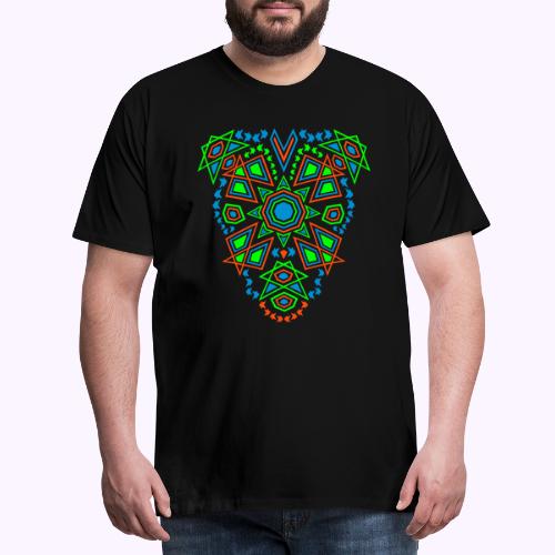 Tribal Sun Front - Koszulka męska Premium