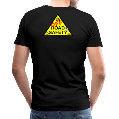 OFF ROAD Safety Attention Triangle - Miesten premium t-paita