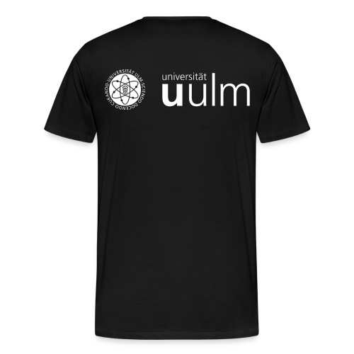 Logo weiss (Druck nur auf Rücken) - Männer Premium T-Shirt