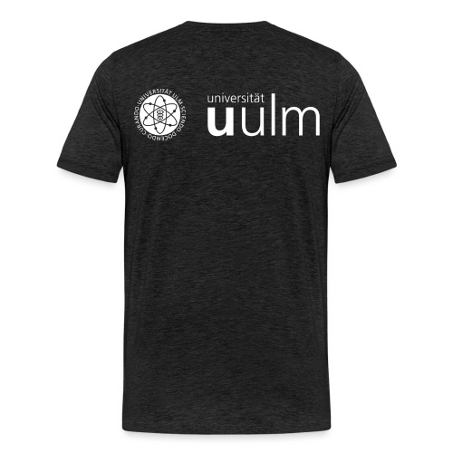 Logo weiss (Druck nur auf Rücken & Poloshirt) - Männer Premium T-Shirt
