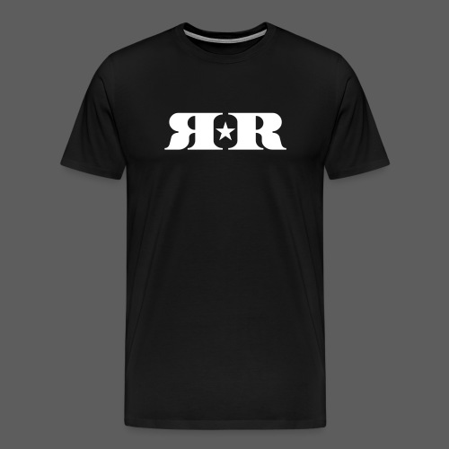 RR White Mirror Logo - Men's Premium T-Shirt