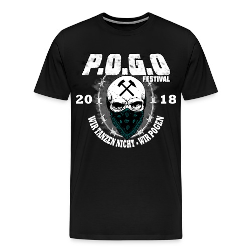 POGO FESTIVAL SHIRT 2018 - Männer Premium T-Shirt
