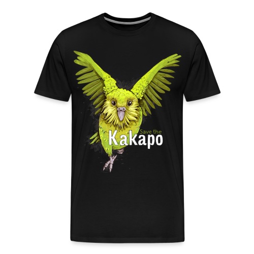 Kakapo - The Parrot from New Zealand - Men's Premium T-Shirt