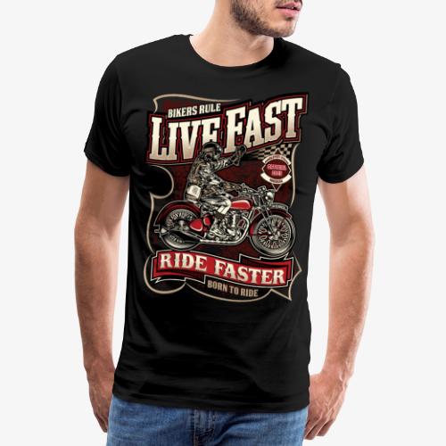 Born To Ride - Harleysti Italia Official 2023 - Männer Premium T-Shirt