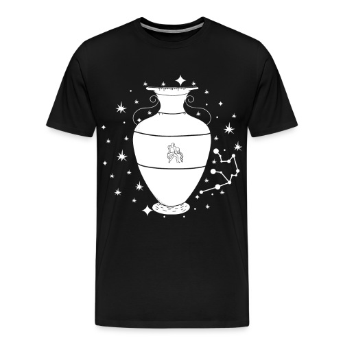 Sternzeichen Wassermann Aquarius Januar Februar - Männer Premium T-Shirt