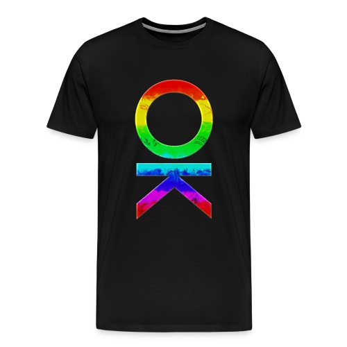OK, Everything is ok! okay, lesbian, gay, rainbow - Männer Premium T-Shirt