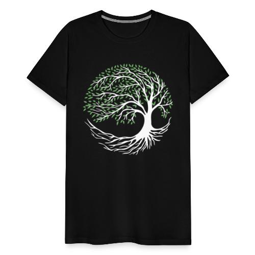 Baum des Lebens Yggdrasil Weltenbaum, tree of life - Männer Premium T-Shirt