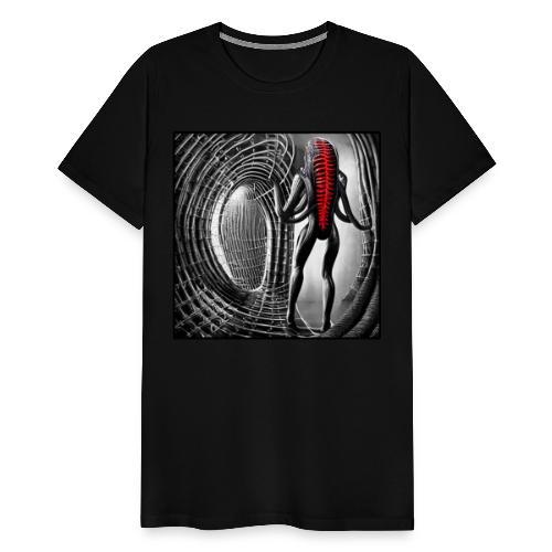 Aliengirl Giger Style Black - Männer Premium T-Shirt