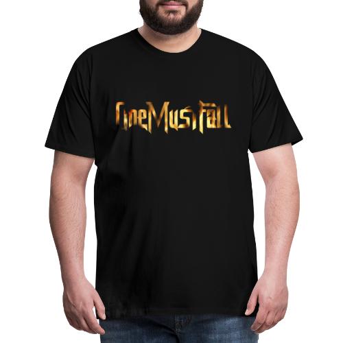 OneMustFall - Flames Logo - Premium-T-shirt herr