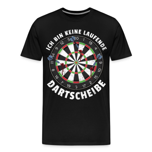Dartscheibe Darts Darten Geschenk - Männer Premium T-Shirt