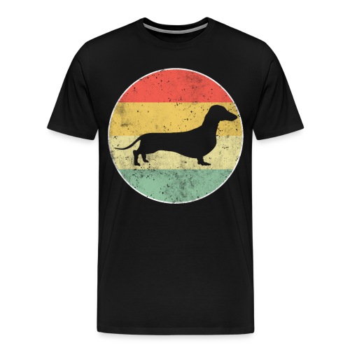 Dackel Dachshund Hundehalter Geschenk - Männer Premium T-Shirt