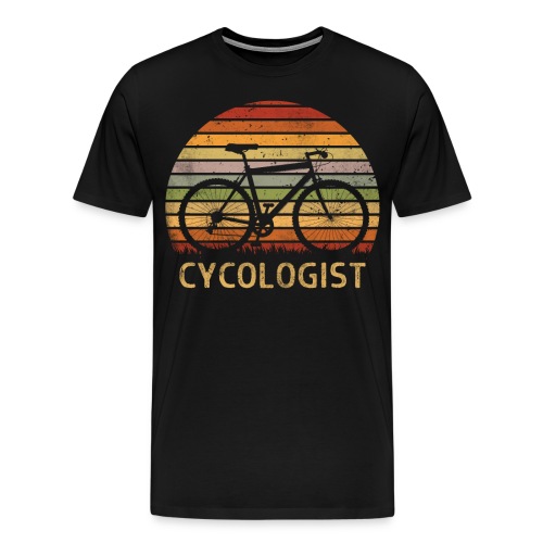 Cycologist Fahrradfahrer Fahrrad Retro - Männer Premium T-Shirt
