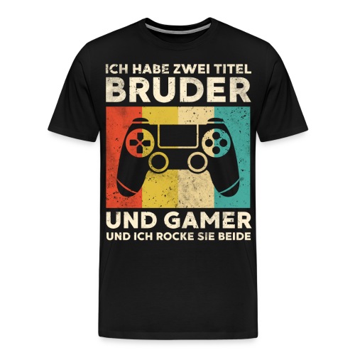 Bruder Gamer Gaming Junge Geschenk Sohn - Männer Premium T-Shirt