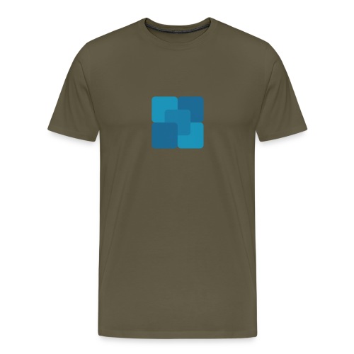Płyn kwadratowy - Koszulka męska Premium